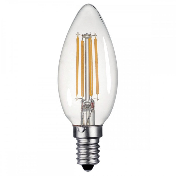 Dar Pack Of 3 E14 4W LED Dimmable Candle Lamp