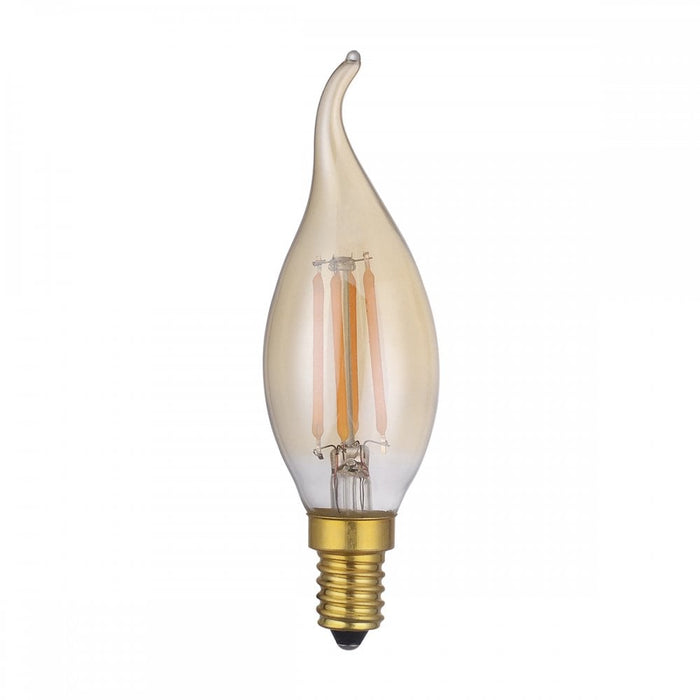 Dar Pack Of 5 E14 4w LED Dimmable Vintage Candle Tip Lamp