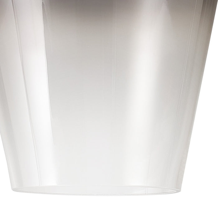 Nelson Lighting NL86989 Acme Shade Smoked Clear