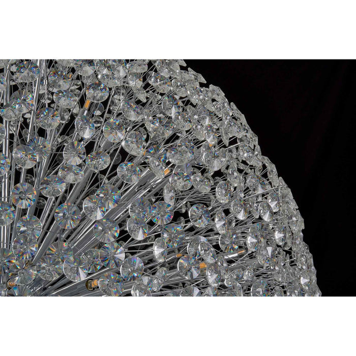 Nelson Lighting NL99769 Bulge 24 Light Pendant Polished Chrome Crystal