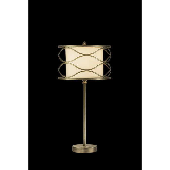 Nelson Lighting NL83699 Ebans 1 Light Table Lamp Aged Gold