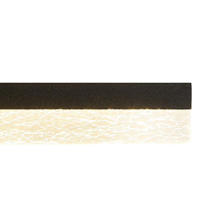 Nelson Lighting NL9970BL9 Lanaro 1 LED Bathroom Wall Light Sand Black