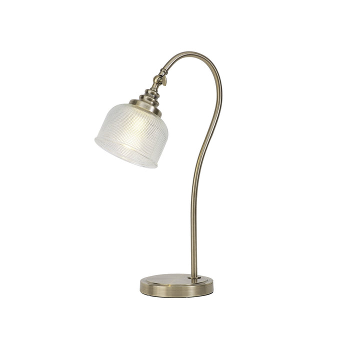 Nelson Lighting NL86249 Sakkas 1 Light Table Lamp Antique Brass