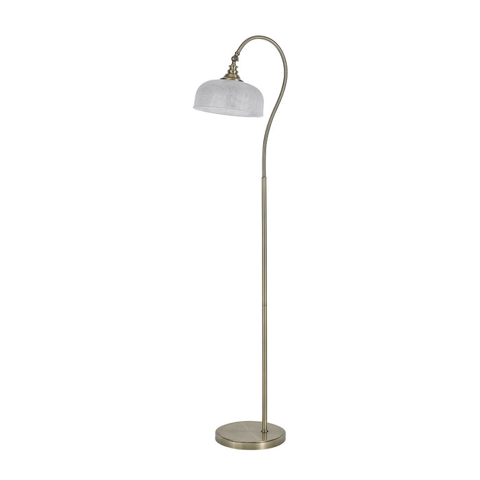 Nelson Lighting NL86259 Sakkas 1 Light Floor Lamp Antique Brass