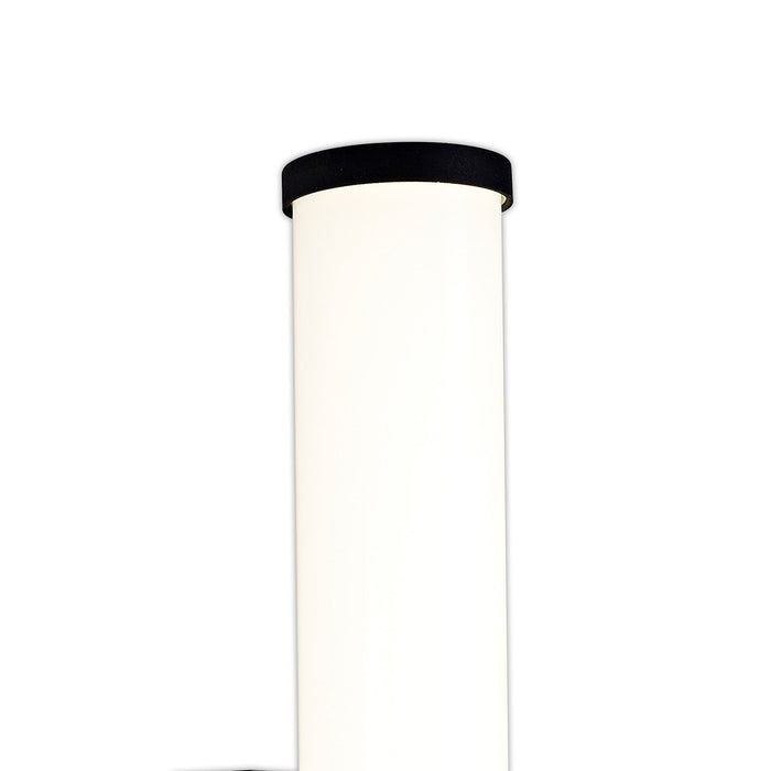 Nelson Lighting NL90389 Tao 1 LED Bathroom Wall Light Sand Black