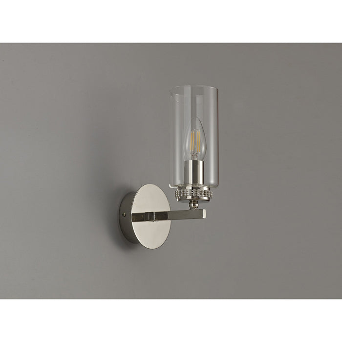 Nelson Lighting NL73129 Darling Wall Lamp Switched 1 Light Polished Nickel