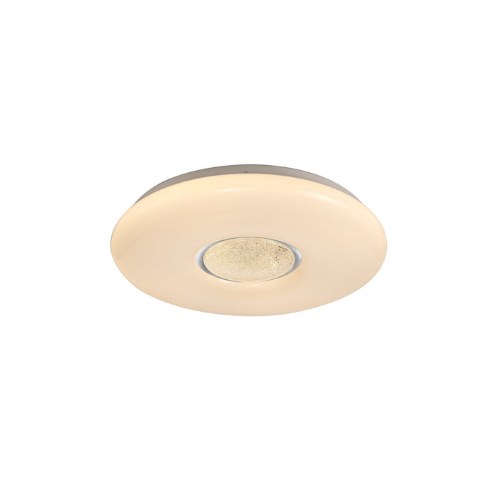 Nelson Lighting NL70919 Madison Flush Ceiling  Light LED CCT Switchable Opal White