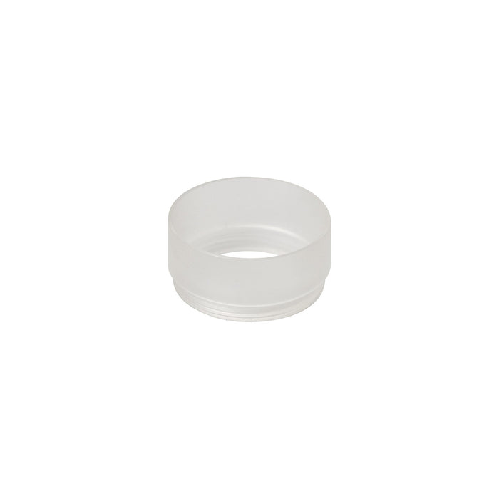 Nelson Lighting NLK01789 Silence 1 Light Surface Mounted Spot Light Sand White/Acrylic Ring