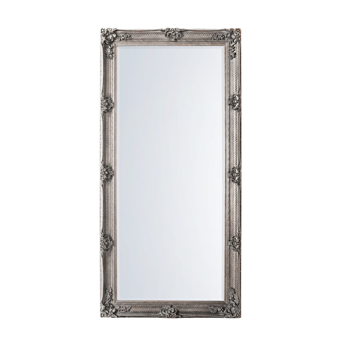 Endon 109496 Aged Silver Wood Rectangle Leaner Mirror