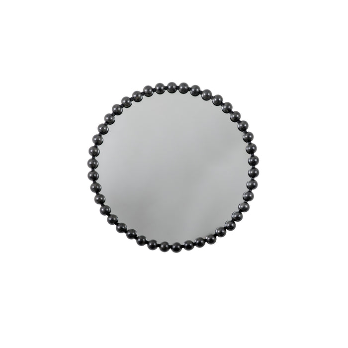 Endon 109560 Aged Black Round Mirror