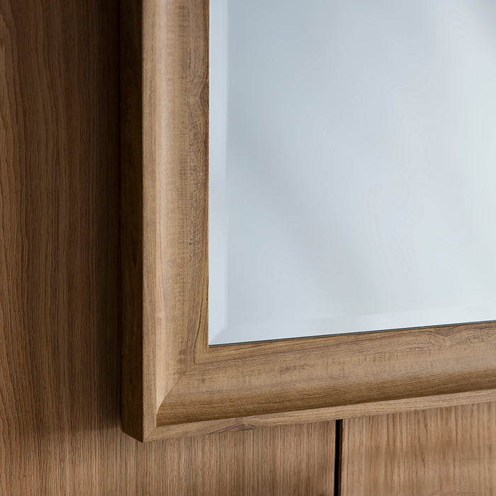 Endon 109609 Oak Rectangle Mirror