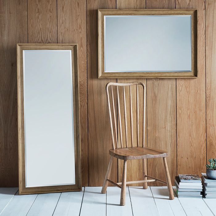Endon 109609 Oak Rectangle Mirror