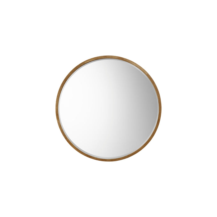 Endon 109645 Antique Gold Paint Large Round Mirror