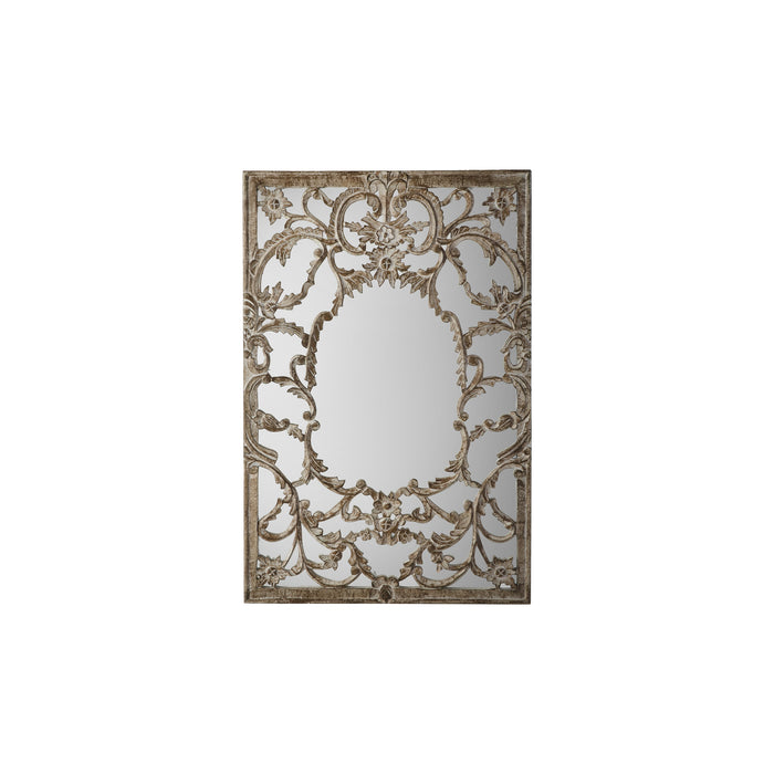 Endon 109684 Wooden Overlaid Rectangle Mirror