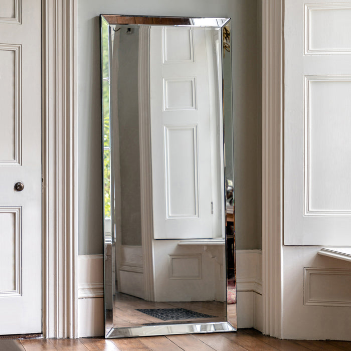 Endon 109695 Matt Black Edged Full Length Mirror