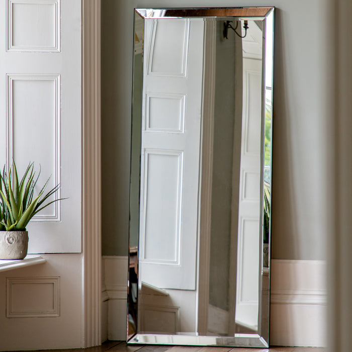 Endon 109695 Matt Black Edged Full Length Mirror