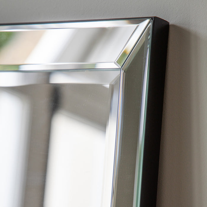 Endon 109695 Matt Black Edged Full Length Mirror