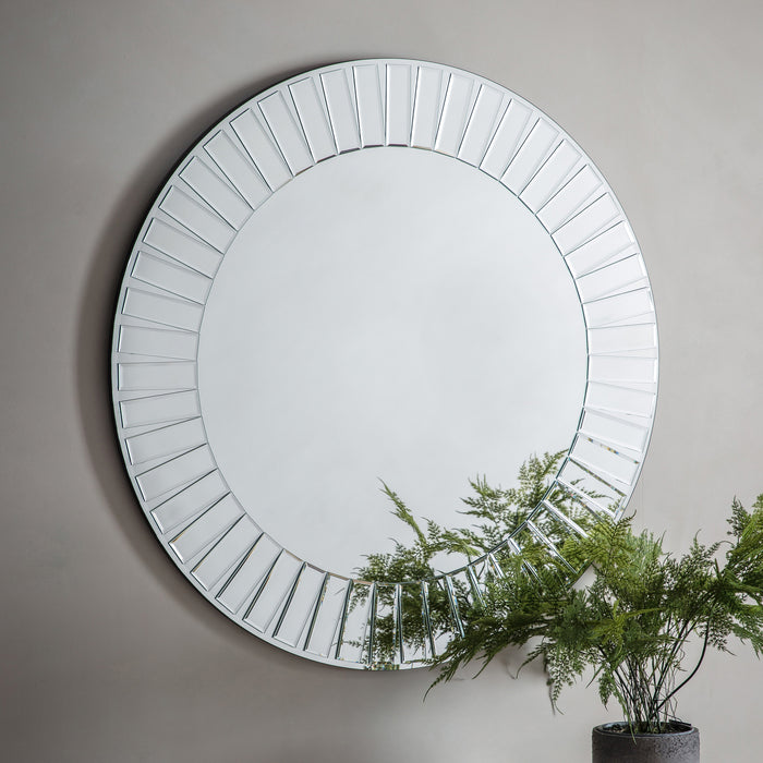 Endon 109715 Overlaid Mosaic Frame Round Mirror