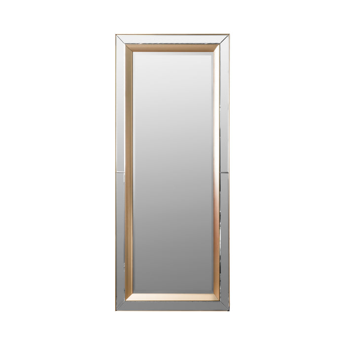 Endon 109725 Brushed Gold Bevelled Edge Leaner Mirror