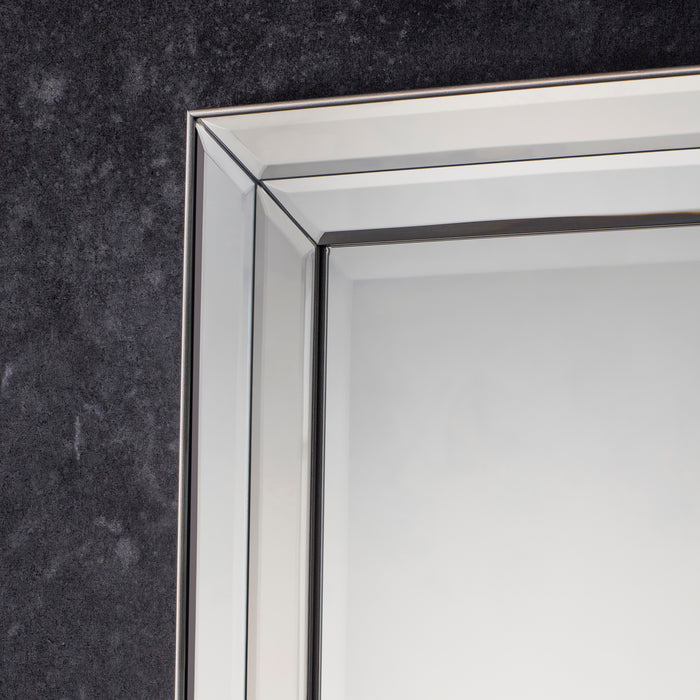 Endon 109743 Double Bevelled Strip Medium Rectangle Mirror