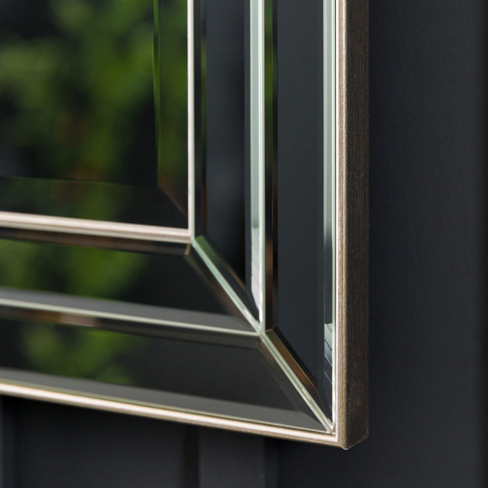 Endon 109744 Double Bevelled Strip Large Rectangular Mirror