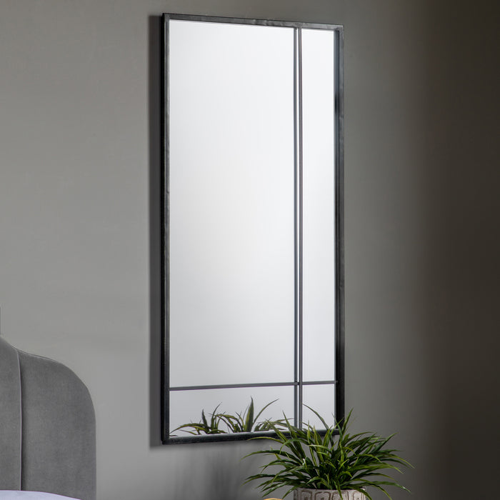 Endon 109746 Aged Black Rectangle Mirror