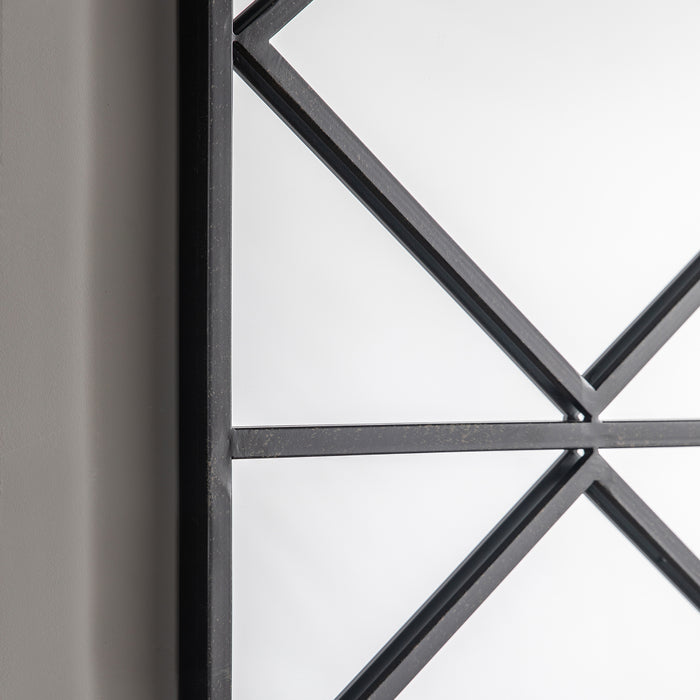 Endon 109747 Matt Black Rectangular Mirror