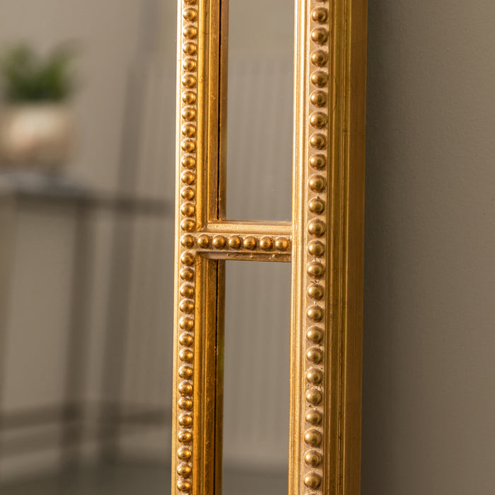 Endon 109751 Antique Gold Rectangular Mirror