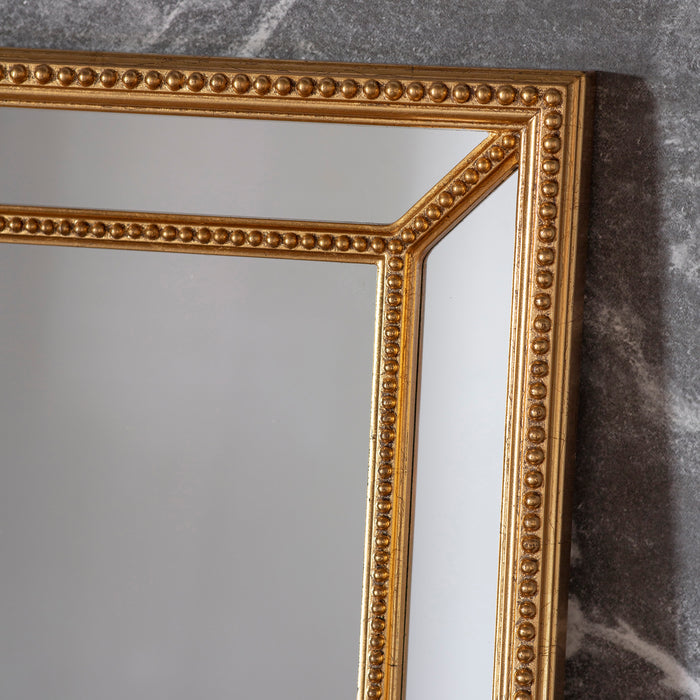 Endon 109751 Antique Gold Rectangular Mirror