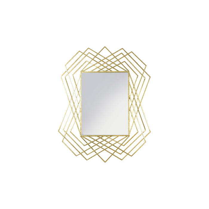 Endon 109755 Aged Gold Rectangle Mirror