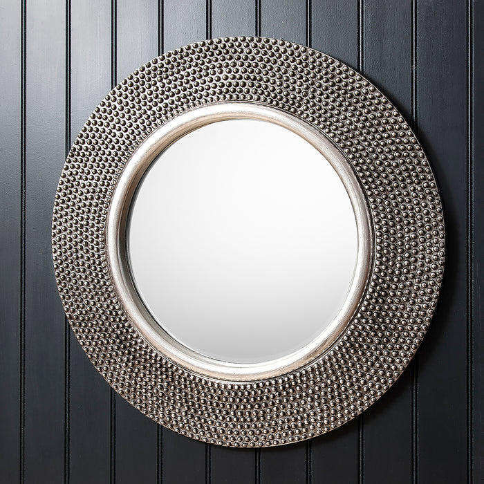 Endon 109778 Aged Pewter Round Mirror