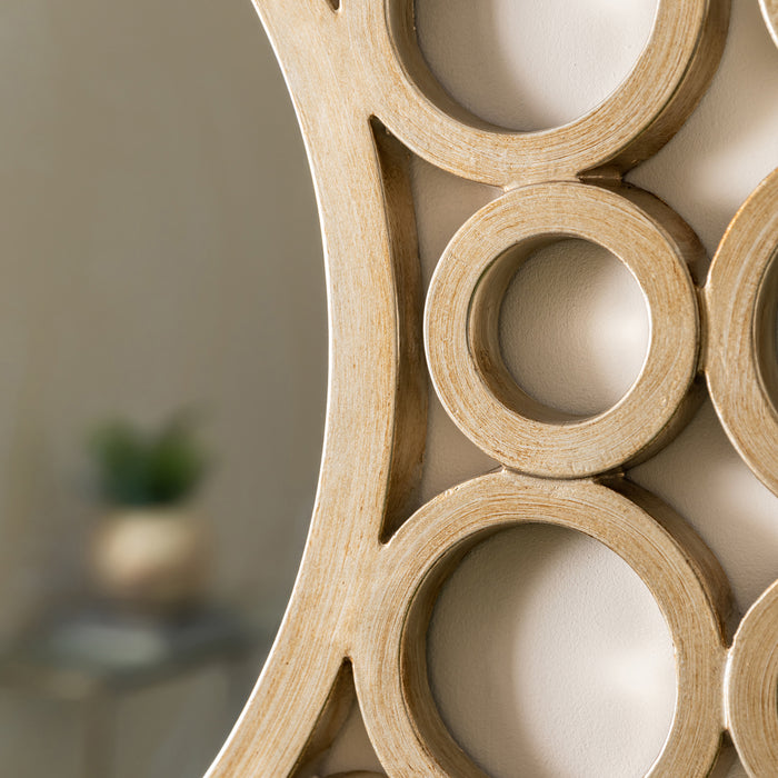 Endon 109786 Warm Gold Round Mirror