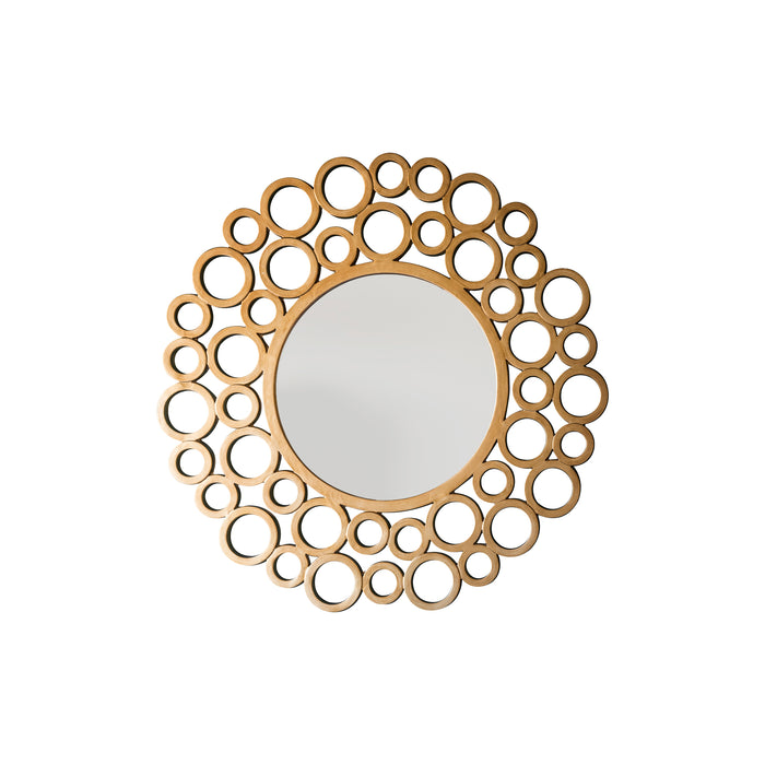 Endon 109786 Warm Gold Round Mirror