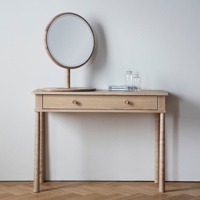 Endon 109788 Natural Oak Table Top Mirror