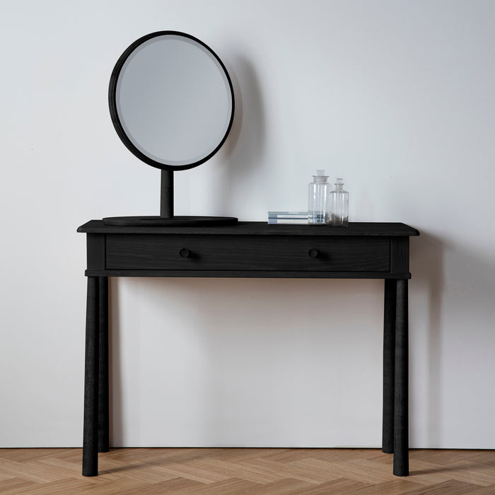 Endon 109789 Black Stained Oak Table Top Mirror
