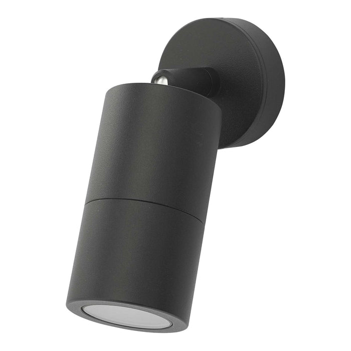 Dar ORT0722 Ortega 1 Light Wall Light Black IP65