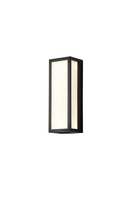 Nelson Lighting NL85749 Habana 1 LED Outdoor Wall Light Anthracite Frosted White