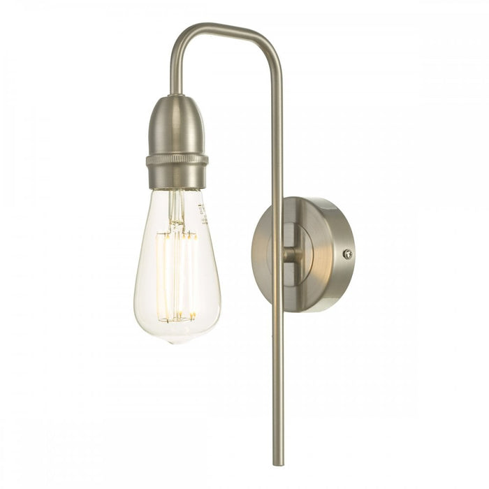 Dar Wisebuys KIE0746 Kiefer Wall Light Satin Chrome
