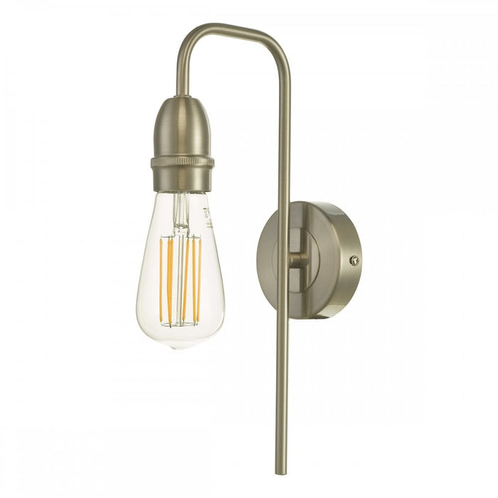 Dar Wisebuys KIE0746 Kiefer Wall Light Satin Chrome