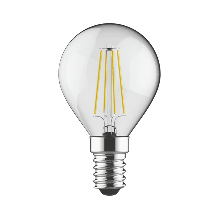 Luxram Value Classic Pack Of 10 E14 Golf Ball LED Dimmable 4W Warm White 2700K