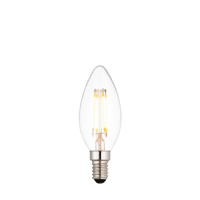 Endon 93020-5 Pack Of 5 E14 LED Filament Candle Warm White