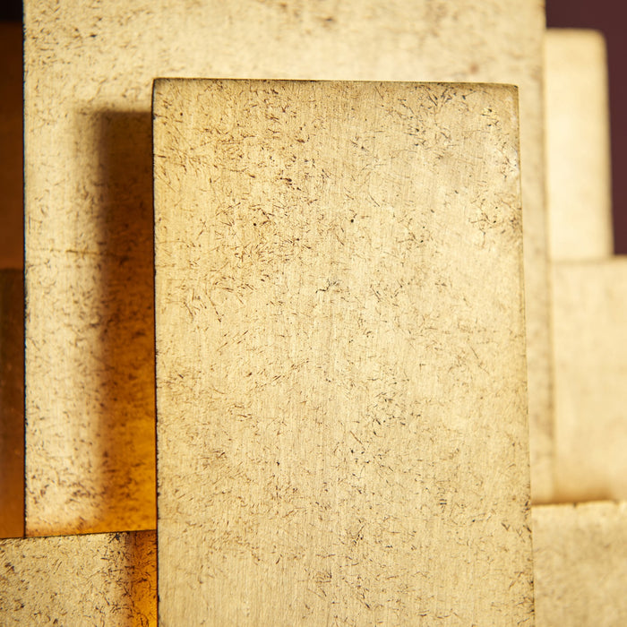 Endon 121509 2 Light Wall Light Antique Gold Leaf