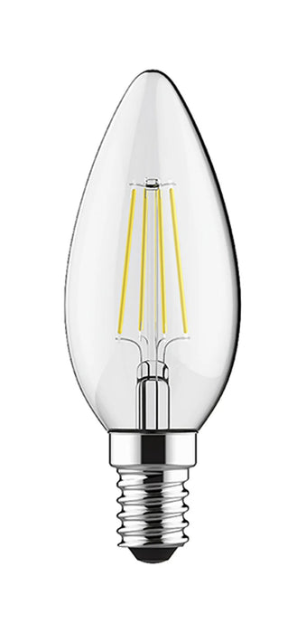 Luxram Value Classic LED Candle E14 Dimmable 4W 3000K Warm White