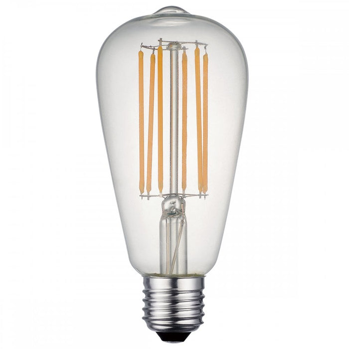 Dar Pack Of 5 E27 7w LED Filament Rustic Dimmable Lamp