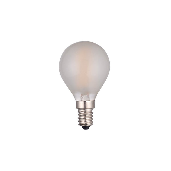 Dar Pack Of 5 E14 LED Golf Ball Lamp 4W Frosted