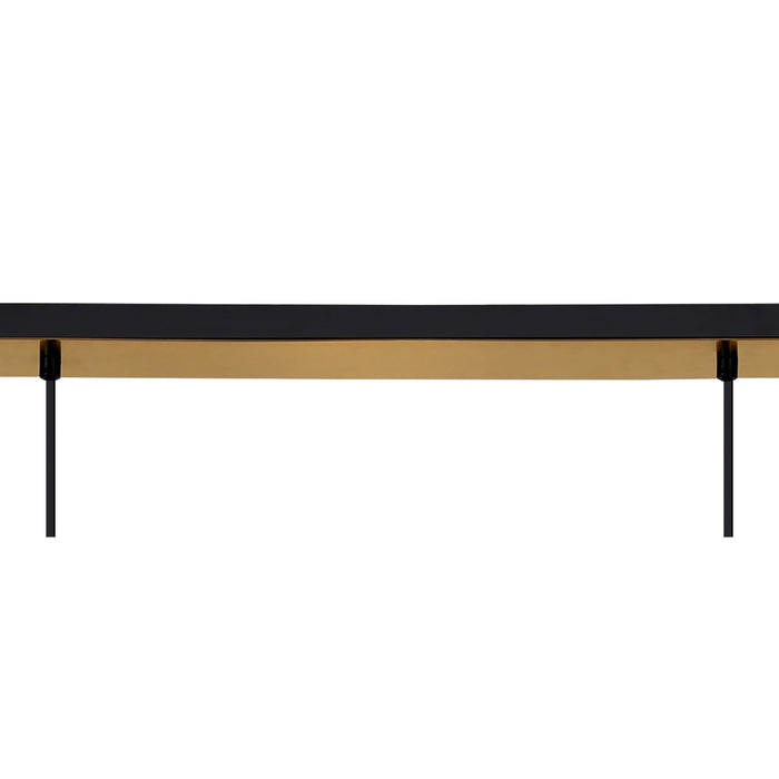 Nelson Lighting NL83229 Acme Linear Suspension Kit Brass Gold/Matt Black