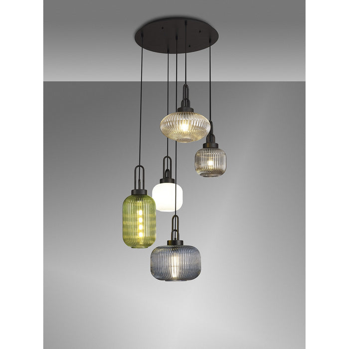 Nelson Lighting NL93169 Acme Shade Petrol Blue