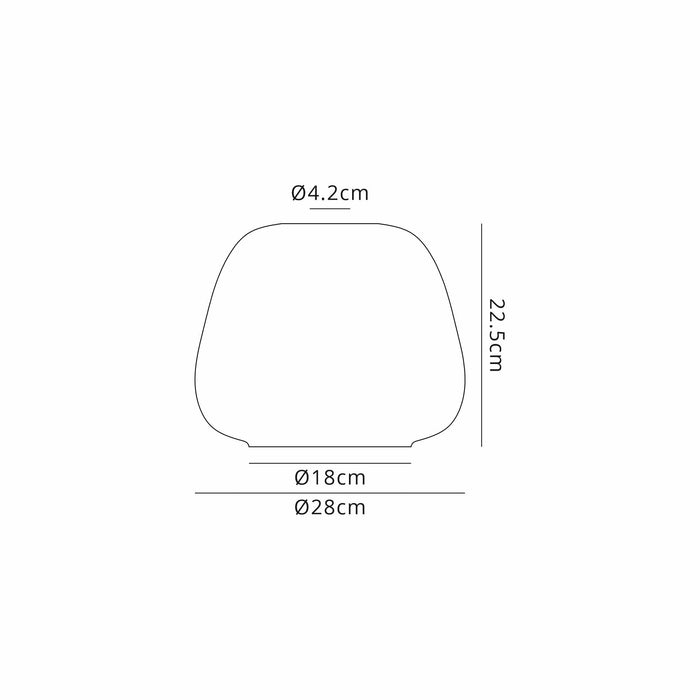 Nelson Lighting NL9989/GDF9 Acme Shade Brass Gold Clear
