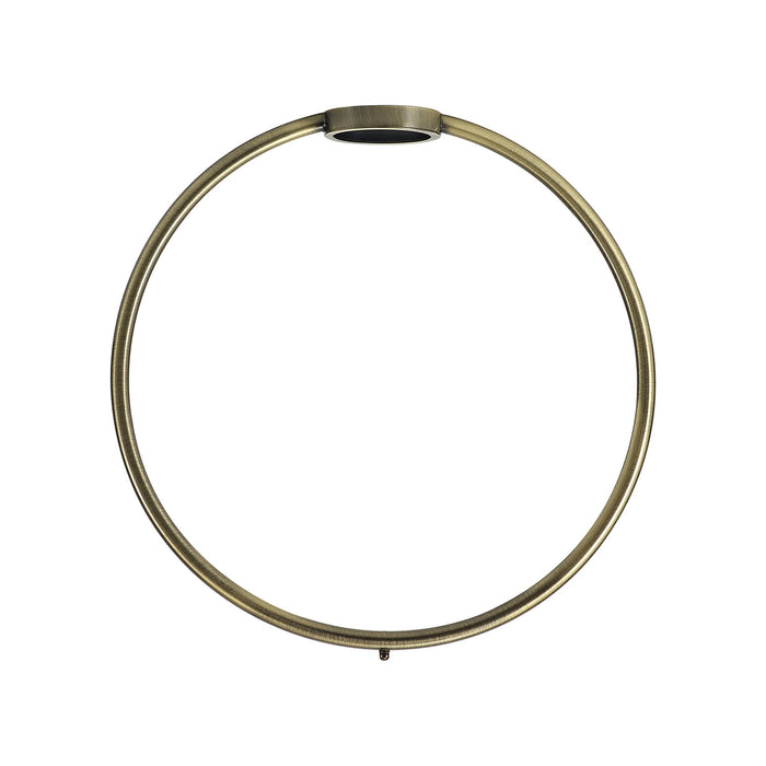 Nelson Lighting NL85869 Apollo 230mm Ring Antique Brass