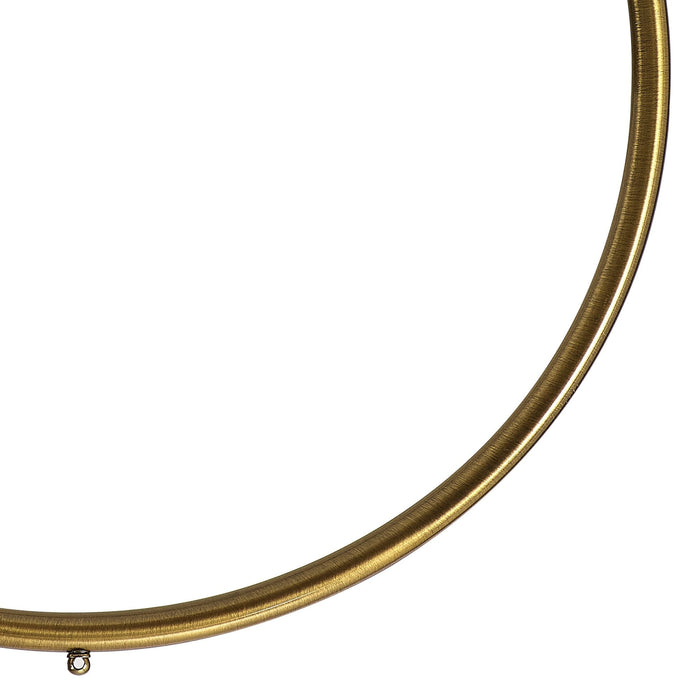 Nelson Lighting NL85879 Apollo 230mm Ring Gilt Bronze